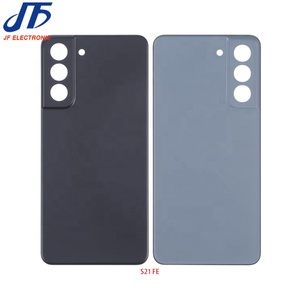 Tapa Trasera de la Batería, <span class=keywords><strong>Carcasa</strong></span> Trasera de Vidrio <span class=keywords><strong>para</strong></span> <span class=keywords><strong>Samsung</strong></span> Galaxy <span class=keywords><strong>S21</strong></span> <span class=keywords><strong>FE</strong></span>, Panel Trasero con Lente de Cámara - Product Image 3