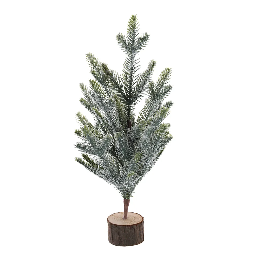 2022 Wholesale Artificial Mini Snowy Christmas Tree Mini Assorted Pine Tree Xmas Home Decor Tabletop Decoration Indoor