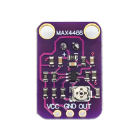 Modul Sensor Suara GY-MAX4466 MAX4466 Mikrofon Preamp Modul Amplifier Mikrofon Elektret MAX4466