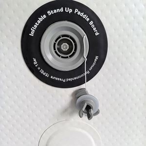 Kayak gonflable HiSea Al1 personnalisé <span class=keywords><strong>ou</strong></span> de 12,5 pieds (380 cm) de long, Drop Stitch, pour <span class=keywords><strong>1</strong></span> personne, avec pompe manuelle et pagaie, installation en 5 minutes - Product Image 3