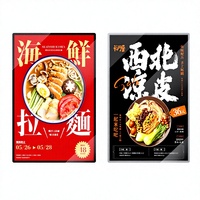 Affichage de menu pour salon de thé, panneau lumineux LED pour liste de prix, carte de commande, publicité de table, boîte lumineuse ultra-mince pour commande