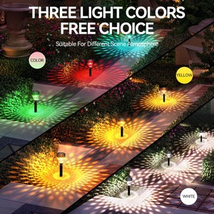 Luces Solares para Exteriores, Nuevas Lámparas de Jardín, Impermeables, para Caminos, Patios, Césped, Decorativas, con LED - Product Image 3