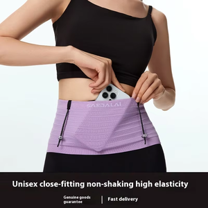 Wholesale Marathon Sports Gear Neoprene Waist Bag <b>Running</b> Belt Outdoor Fitness Cycling Logo Phone Pouch Storage Jogging Bags - Product Image 2