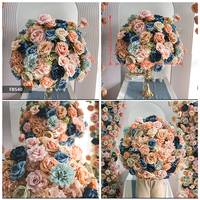 Fleurs artificielles de haute qualité 50cm 60cm 70cm 80cm, boule de fleurs tropicales, centre de table pour décoration de mariage