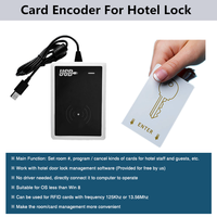 Encodeur de carte-clé d'hôtel USB Lecteur de carte RFID M1/T57