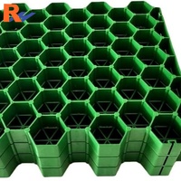 Grille de renforcement de gazon en plastique durable pour allées de jardin, maille de pavage pour un renforcement durable du gazon