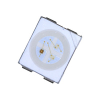 Meilleur prix lentille diffuse claire 4 broches surface noire anode commune 3528 RGB SMD LED pour affichage à LED