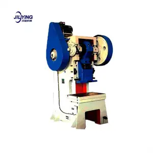 Mechanical electric punching press machine for punch steel hole on screen plate