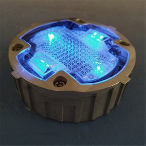 ريف سيتي IP68 مسمار طريق شمسي من الألومنيوم والبلاستيك أدى وامض تحذير أبيض عاكس ضوء حركة المرور - Product Image 4