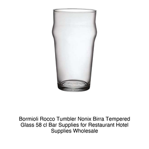 Nonix Tempered Beer Glass 58 cl Bormioli Rocco H 15.3 cm Ø 9 cm - Product Image 2