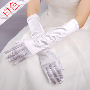 <span class=keywords><strong>Gants</strong></span> <span class=keywords><strong>longs</strong></span> en satin sexy de haute qualité pour femme, taille 40 cm, pour <span class=keywords><strong>mariage</strong></span>, soirée, banquet, vente en gros - Product Image 4