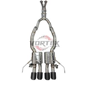Sistema de Escape Catback con Silenciador y Tubos de Ajuste Valvetronic de Acero Inoxidable Pulido OEM de Vortex Factory para Chevrolet Corvette C7 - Product Image 6