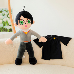 <span class=keywords><strong>Figura</strong></span> de Acción de Personaje de Anime, Potter, <span class=keywords><strong>Weasley</strong></span>, Hermione, <span class=keywords><strong>Ron</strong></span>, de Algodón PP, Serie Academia de Magia, Peluche de Peluche, MOQ Bajo - Product Image 4