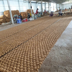 Eco2go Vietnam's 100% Alfombra de malla de cultivo de fibra de coco de alta calidad Embalaje de rollo de tamaño personalizado para hoteles - Product Image 5