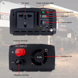 Inverter di Potenza a Onda Sinusoidale Pura <span class=keywords><strong>300W</strong></span> ad Alta Frequenza, Off-Grid 12V/24V per Uso Domestico 50/60Hz - Product Image 5
