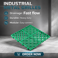 Dalles de sol de garage professionnelles en PP, revêtement de sol modulaire en plastique à emboîtement pour usage automobile
