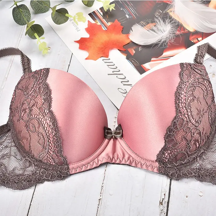 High End Ladies New Model Gather Lace Lingerie Bra