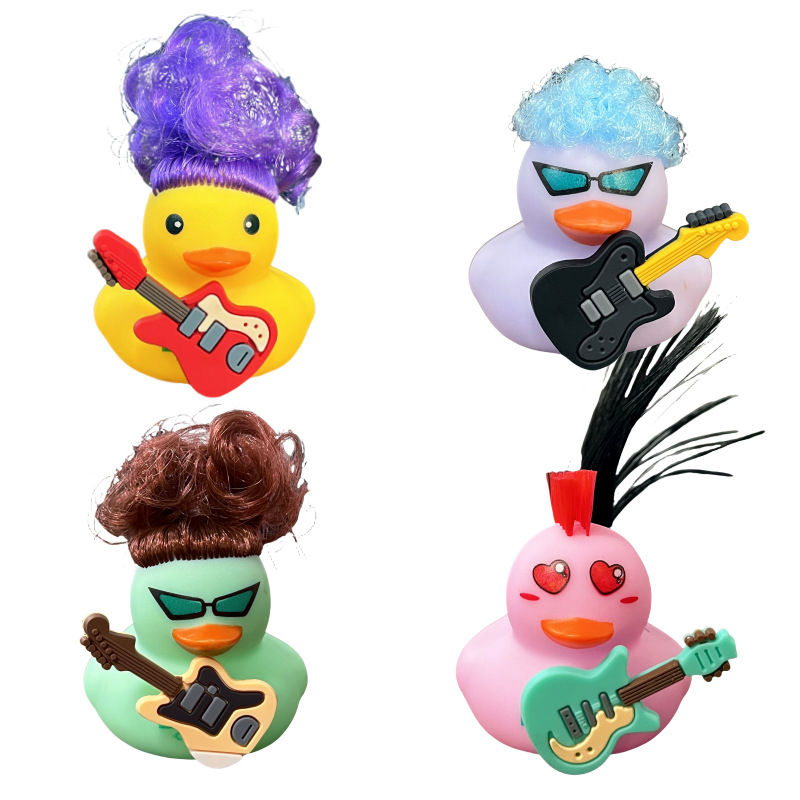 Chitarra rock multicolore + adesivo