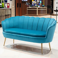 Canapé Gonflable 2 Places Style Antique Moderne, Revêtement en Tissu et Cuir PU, Idéal pour Mariages et Hôtels, avec Emballage pour Expédition