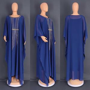 Robe en mousseline de soie perceuse chaude vêtements musulmans robes africaines pour femmes de style national européen et américain - Product Image 2