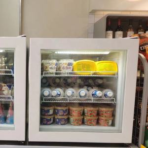 55Lガラスドアアイスクリームカウンタートップディスプレイミニフリーザー - Product Image 4