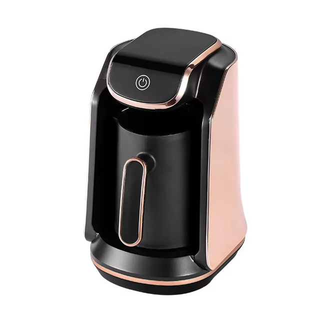 One-Touch Electric Greek Turkish Coffee Maker Foam Control Overflow Sensor 1-4 Cup Brewing Capacity Coffee Pot Household Hotel