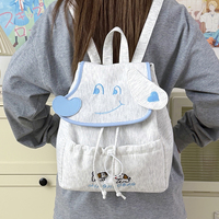 Mochilas Escolares de Moda Impermeables con Dibujos Animados Únicos, Cierre de Cremallera Antirrobo, Bolsa Casual para Niñas