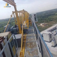 Machine de construction 6 tonnes 8/10t grue à tour topless à vendre utilisé fabrication topless en Stock vente grue à tour 40m