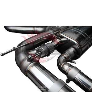 Sistema de Escape Catback Vortex SS304 para BMW X5M X6M F85 F86 4.4T V8 con Sistema Valvetronic y Cuatro Puntas Negras Brillantes de Alto Rendimiento - Product Image 5