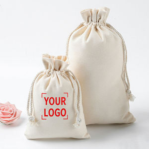 <b>Small</b> CanvaAdjustable Custom Size 19cm*28cm Drawstring Canvas Bag Custom <b>Draw</b> String Cord Accessory Custom Color <b>Draw</b> String Bag - Product Image 1