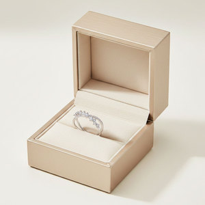 Anillo Exclusivo con Diseño Cruzado, Joyería al por Mayor, Oro Blanco Sólido de 18K, Diamantes Naturales Reales, Anillo Apilable para Mujer, Uso Diario - Product Image 3