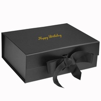 Caja Plegable Rectangular Personalizada de una Pieza, de Cartón de Alta Gama, para Ropa, Regalos, Estilo Libro, con Forro de Esponja Magnética