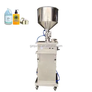 10 100 1000 Ml Liquid Soap Semi Auto Filling Machine Lotion Ointment Thick Paste Machine Piston Filling Cream Filler