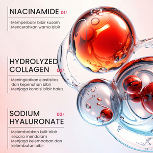 KORMESIC Masque Lèvres Hydratant en Profondeur 8g Certifié Bpom, Éclaircissant, Réparateur de la Barrière Cutanée, à l'Aloe Vera, Cerise et Miel, Vente en Gros - Product Image 3