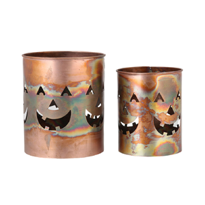 Portavelas Decorativo Grande de Hierro Forjado, Estilo Rústico, para Mesa, Hecho a Mano, Ecológico, para Navidad y Bodas - Product Image 5