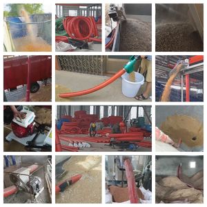 Máquina de succión de grano portátil para pequeñas explotaciones agrícolas, con alimentador de grano de tornillo sin fin y taladro manual - Product Image 6