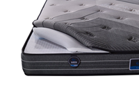 Matelas orthopédique à ressorts ensachés anti-dérapant, respirant et silencieux pour hôtel et maison