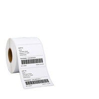 100x150 Gulungan Label Perekat Termal Langsung 4x6 Stiker Kompatibel Tahan Air Sensitif Panas Permukaan Barcode Termal Promosi