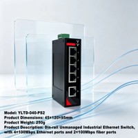 Commutateur réseau Ethernet industriel non géré de type rail DIN, 4/8/16 ports RJ45, Plug-and-Play, robuste, 10 Mbps, IP, rail DIN, commutateur industriel