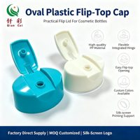 Bouchon anti-déversement en plastique PP de 22 mm pour flacons de shampoing de 200 ml, modèle SH-42, température de service 150°F, logo personnalisé, boîte marron