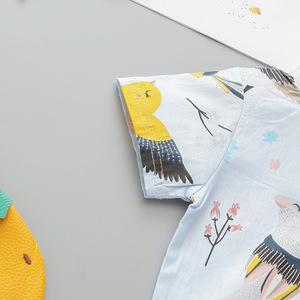 Set di abbigliamento per bambini di alta qualità all'ingrosso nuovo stile Set di <span class=keywords><strong>pantaloni</strong></span> <span class=keywords><strong>Kaki</strong></span> e camicia da ragazzo Set da 2 pezzi - Product Image 5