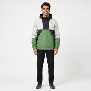 High Quality Men's Windbreaker Jacket Breathable New Design for Winter Cheap Fashionable Windbreaker - Product Image 1