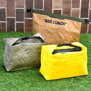 Groothandel Eco-Vriendelijke Tyvek Lunchtas Thermisch Voedsel Levering Geïsoleerde Dupont Papieren Lunch Koeltas