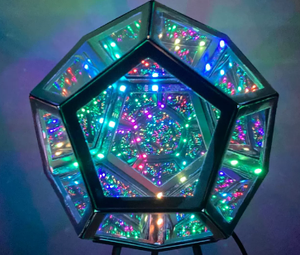 Nuovo arrivo Cool Space lampada da notte a LED Home Desktop Infi Nite 3D Dodecaedro Color Art Light - Product Image 6