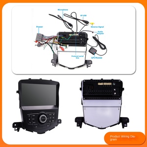 Lecteur DVD de voiture personnalisé 8 pouces 128g <span class=keywords><strong>Android</strong></span> Bluetooth multimédia audio vidéo sans fil Carplay Navigation pour Chevrolet - Product Image 2