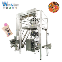 Machine d'emballage automatique de bonbons Weeshine WPV160 en acier inoxydable 304 à haute productivité pour sachets alimentaires, vitesse de fonctionnement stable