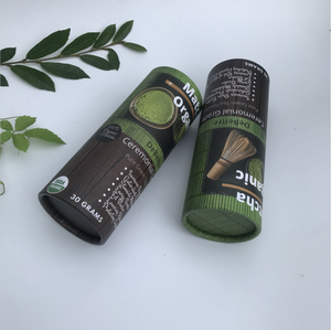 Emballages cylindriques pour cosmétiques, contenants personnalisés avec logo imprimé, tube en papier kraft rond à ouverture par pression - Product Image 4