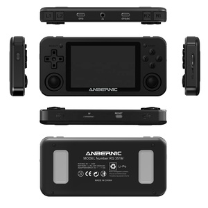 Lecteur de jeu portable Pocket Anbernic <span class=keywords><strong>RG351M</strong></span> RK3326 système Open Source 64 bits écran 3.5 pouces 3500mAh WiFi BT Consoles de jeux vidéo - Product Image 3