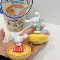 Vente en gros : Nouvelle série de figurines mignonnes en forme de chien blanc de la série Ramen House, boîte mystère authentique, ornement tendance, cadeau pour filles