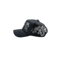 Gorra de Béisbol Personalizada con Logotipo Bordado en 3D, 5 Paneles, Visera Curva, Visera de Gamuza de Algodón, Gorras G5 Beard para Unisex, en Existencia
